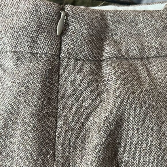 New! Lavinia Club Pleaded Preppy, Academia Gold Metallic/Brown Skirt Sz Small - Picture 8 of 11